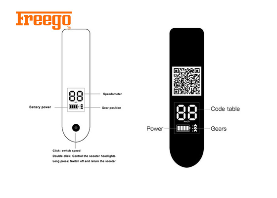 взрослые части скутера 350W с приложением модуля 2g 3g 4g IOT контролировали